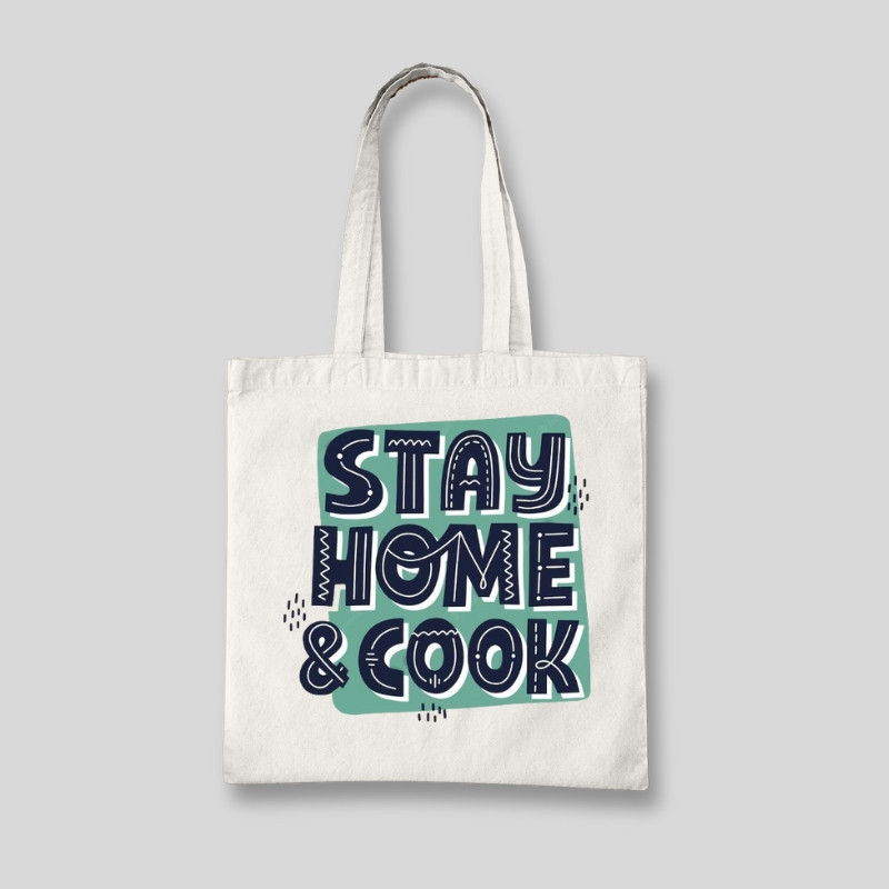 Stay Home & Cook Tote Bag