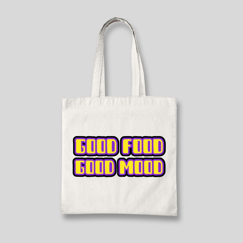 Good Food Good Mood Tote Bag