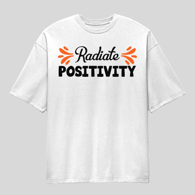 Radiate Positivity Oversized T-Shirt