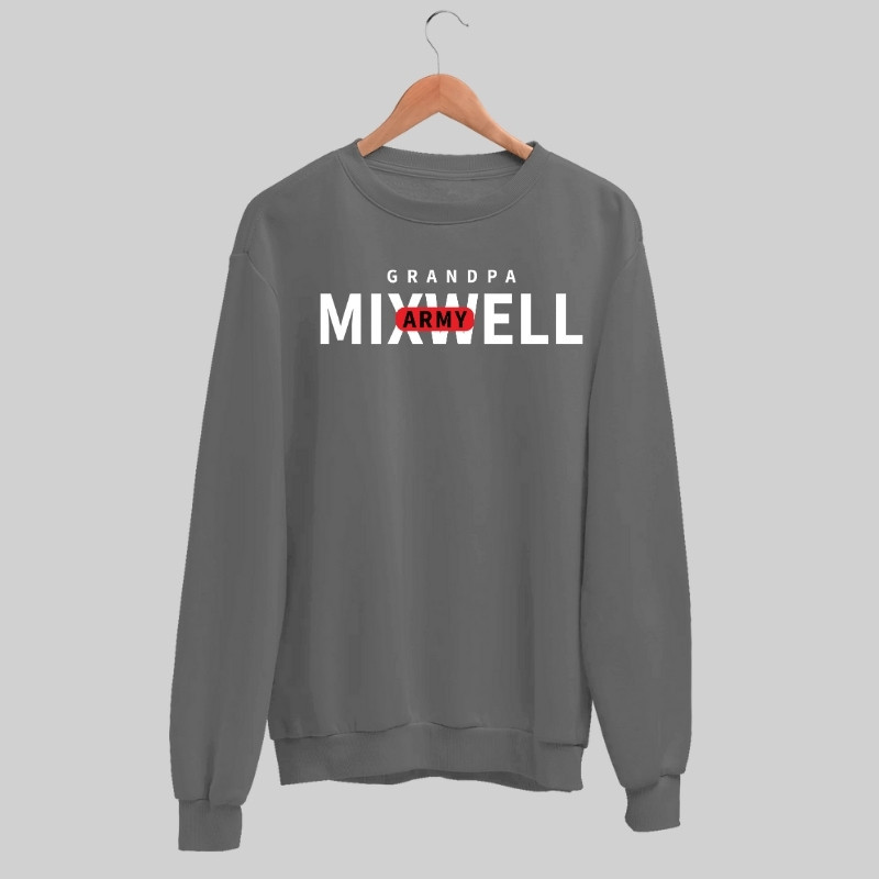 Grandpa Mixwell Army Sweatshirt