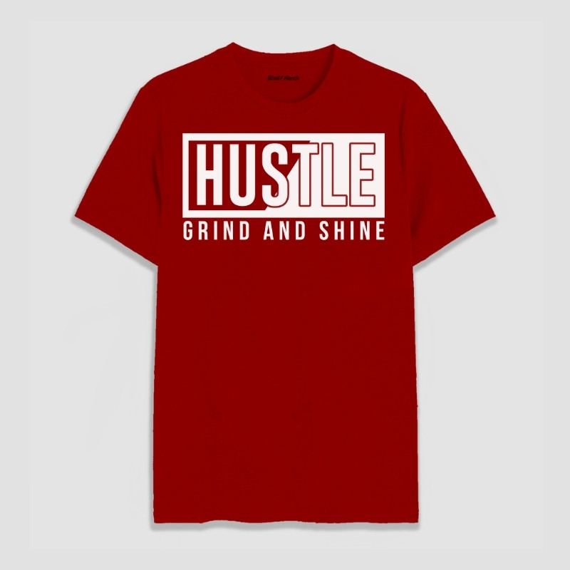 Hustle Round Neck T-Shirt