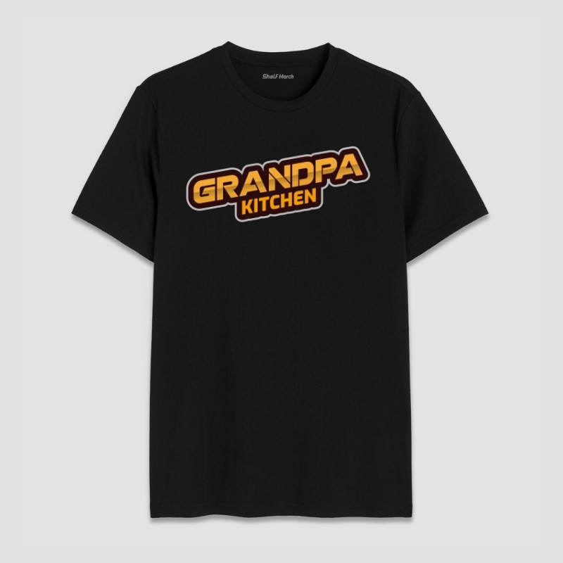 Grandpa Kitchen Round Neck T-Shirt